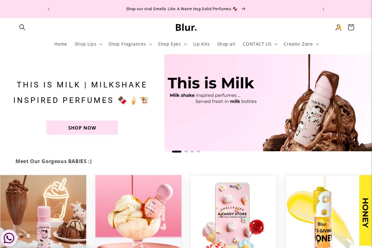 blurindia.com homepage screenshot