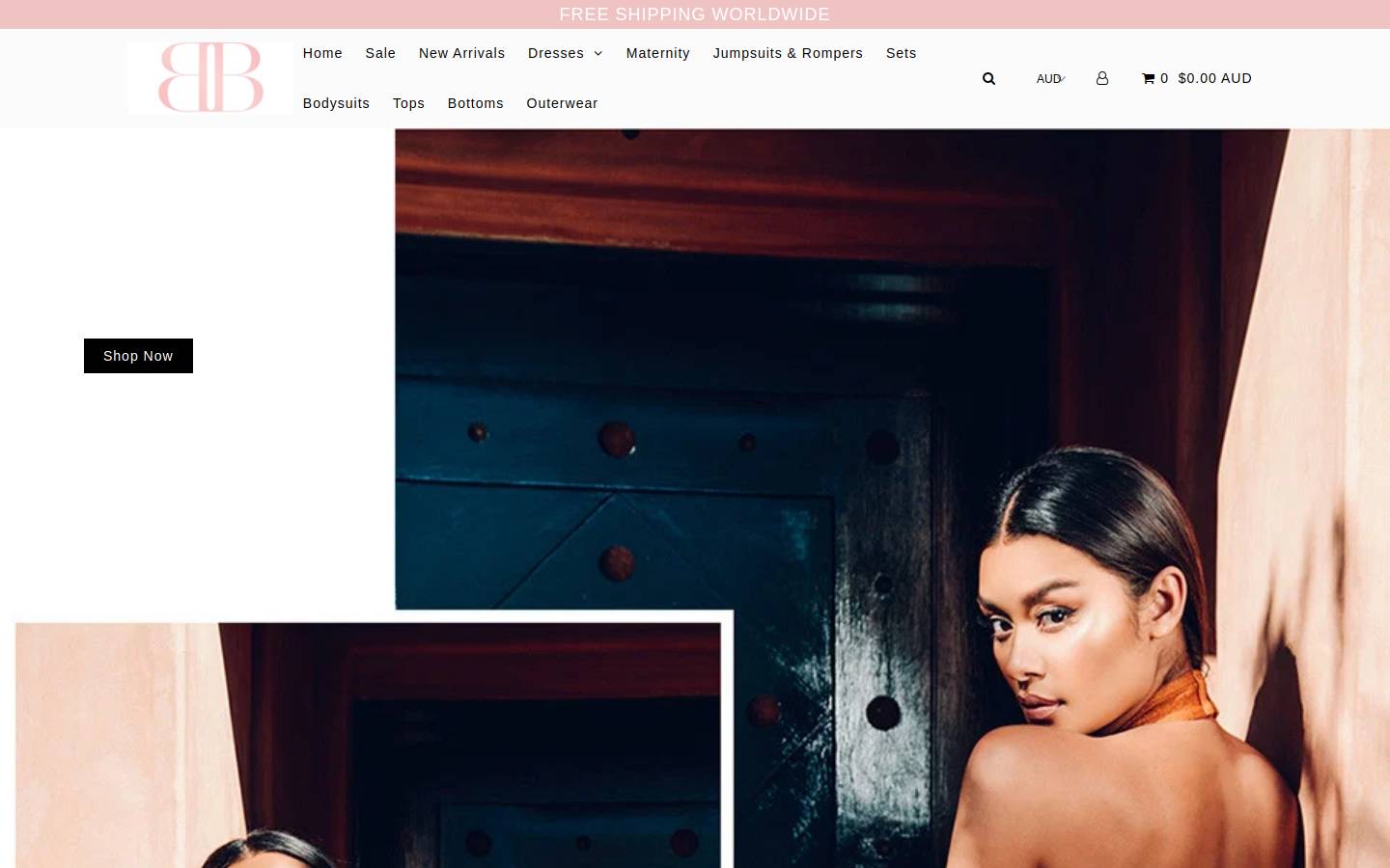 blushb.com homepage screenshot
