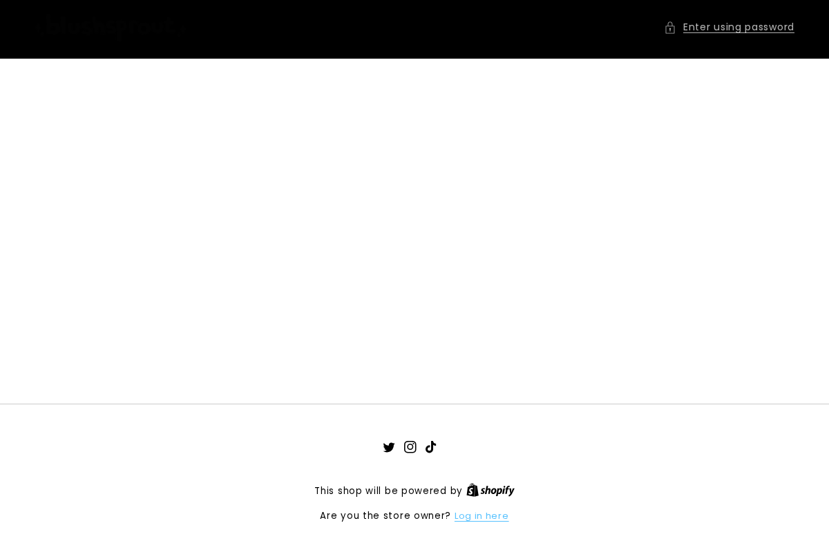 blushsprout.com homepage screenshot