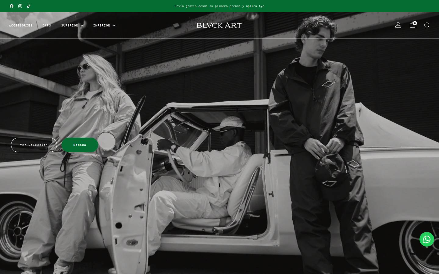 blvckart.com homepage screenshot