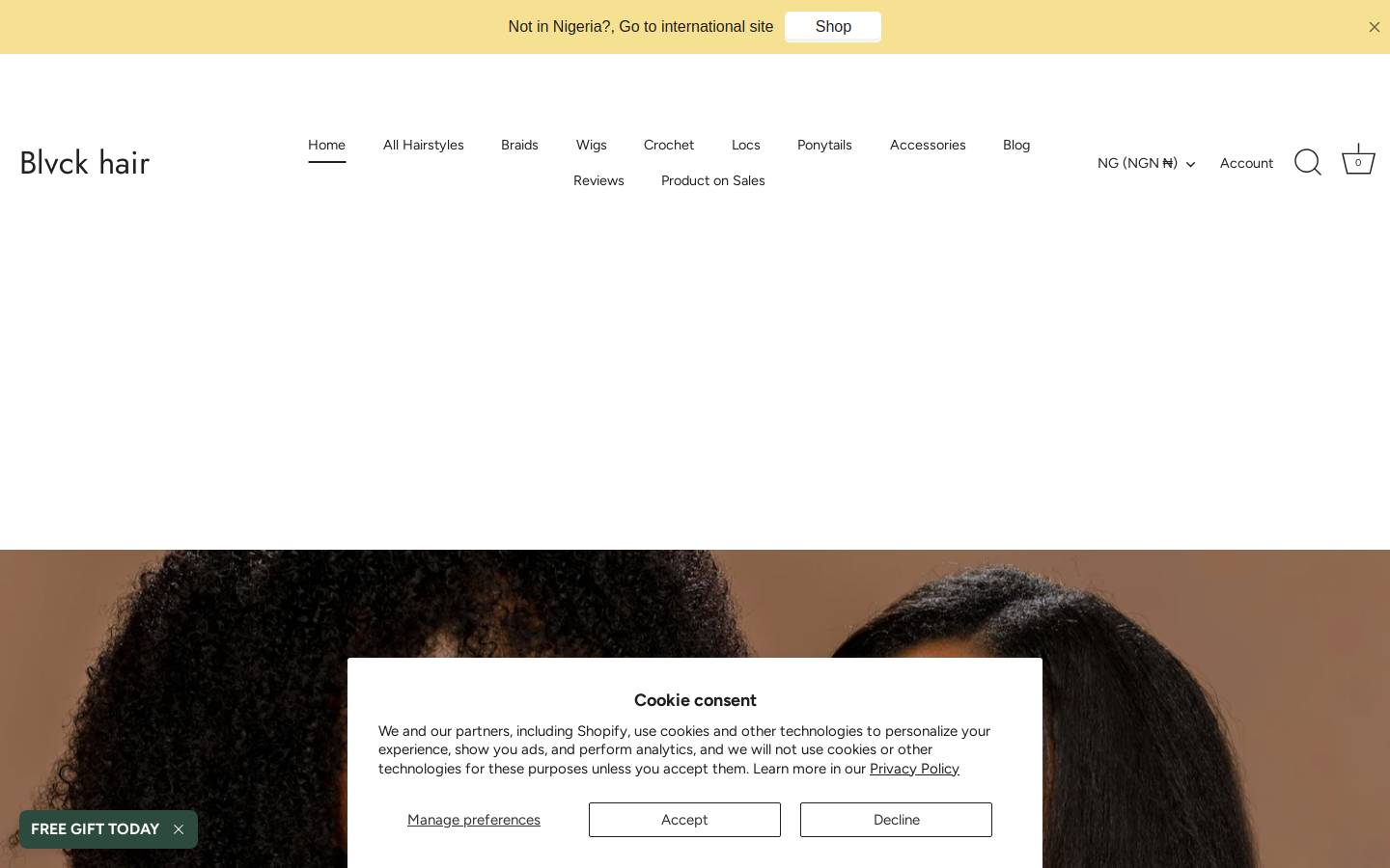 blvckhairng.com homepage screenshot