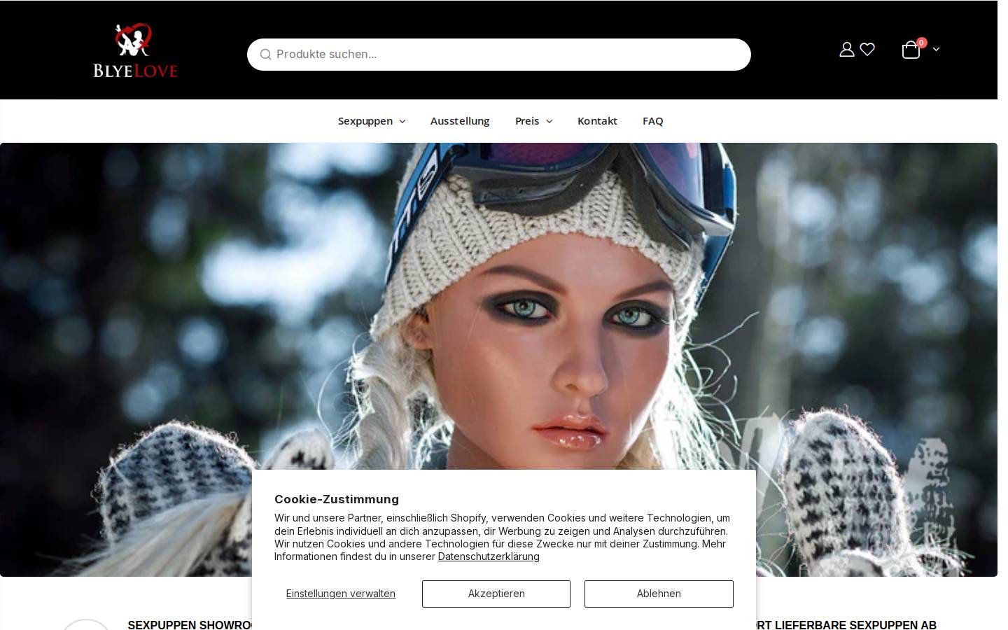 blyelove.de homepage screenshot