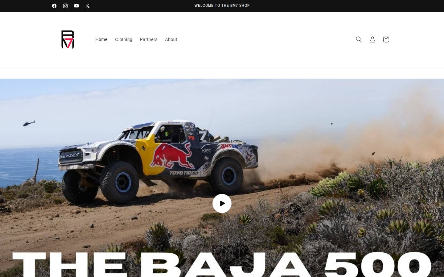 bm7live.com homepage screenshot