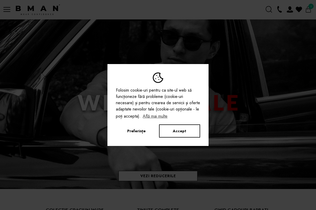 BMan.ro homepage screenshot