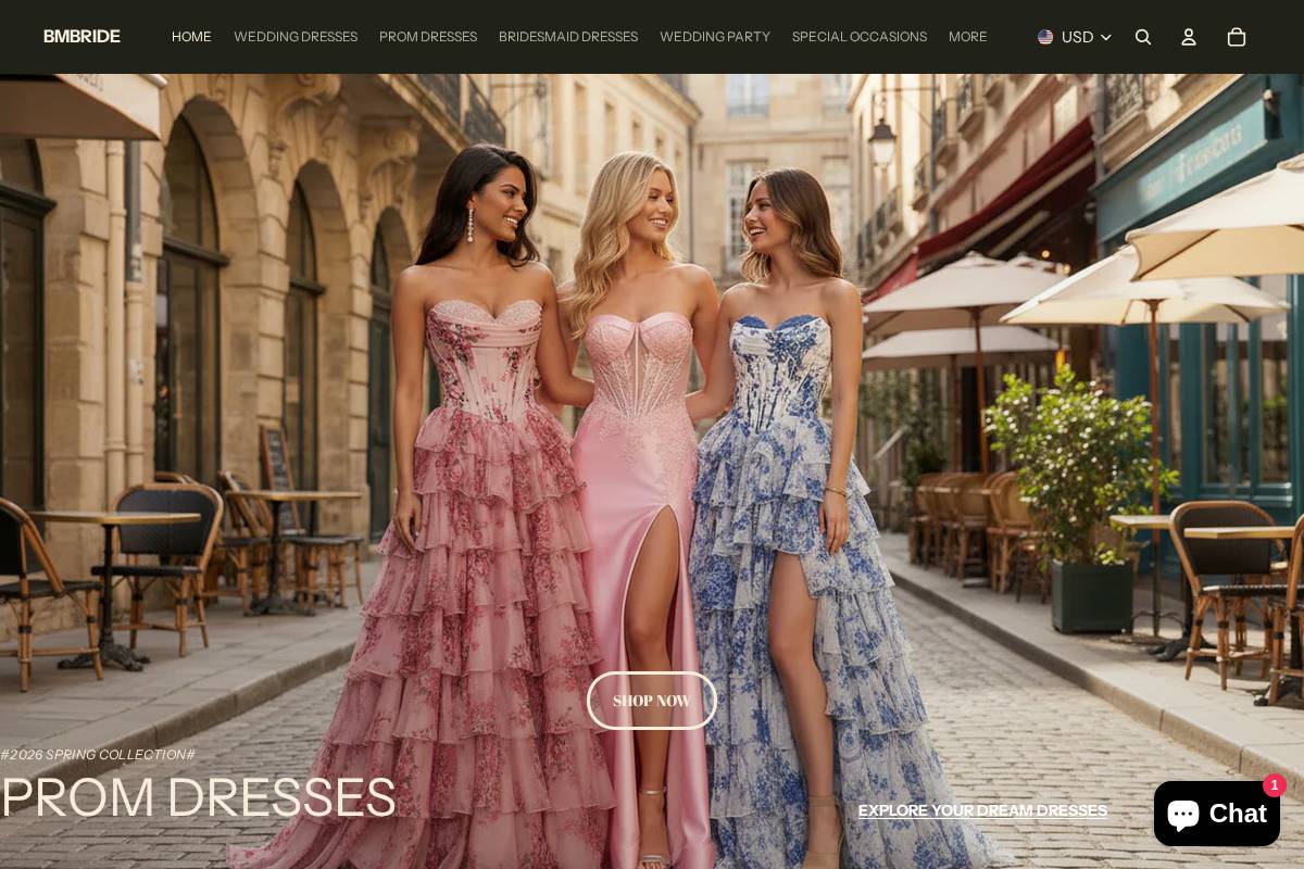 Bmbride homepage screenshot