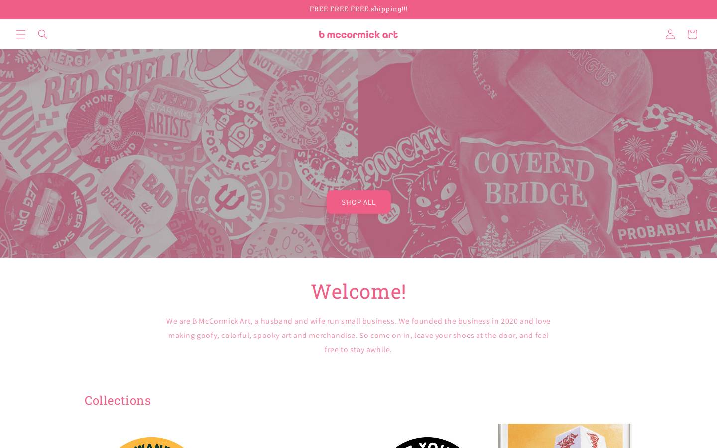 bmccormick.com homepage screenshot