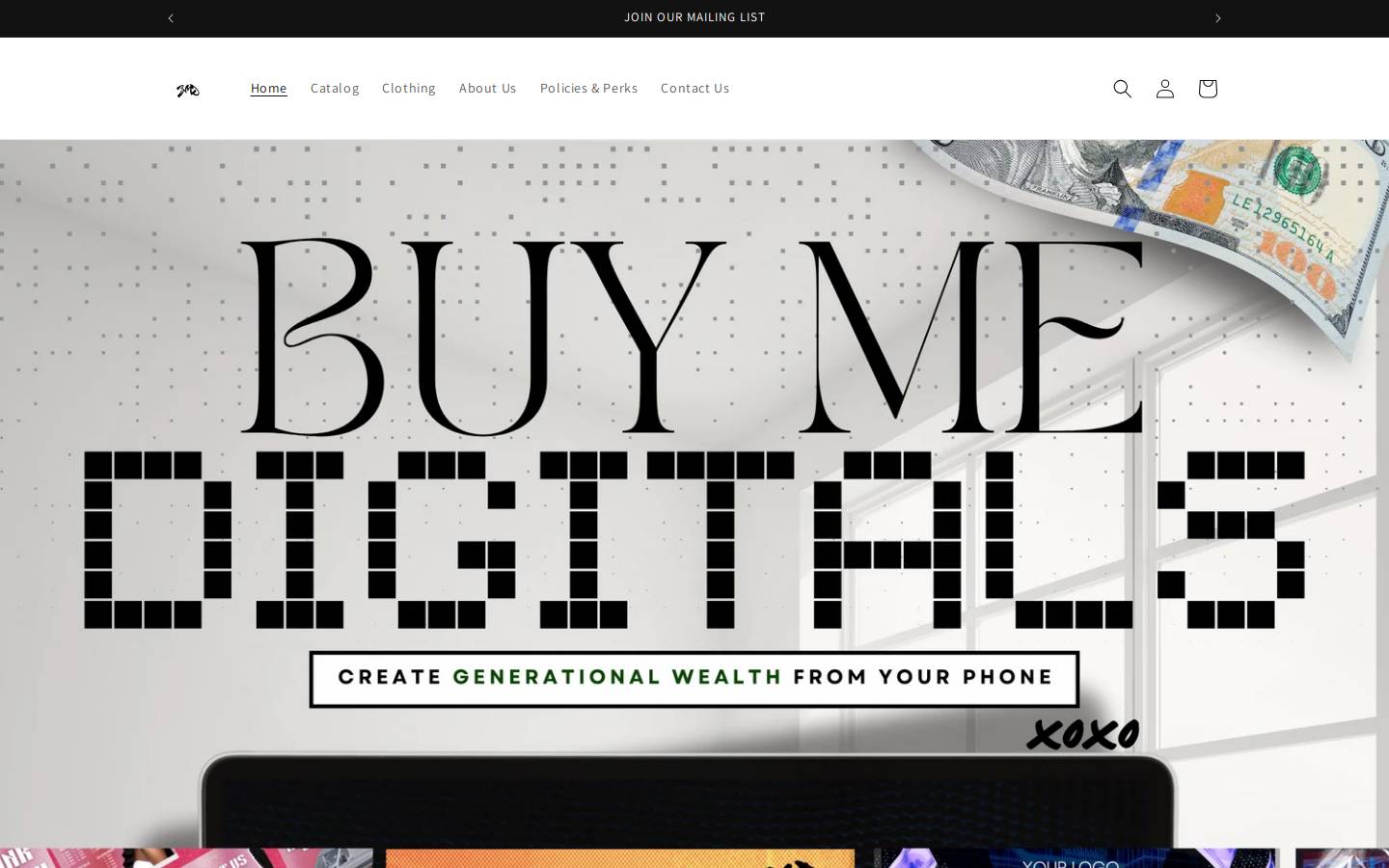 bmdgs.com homepage screenshot