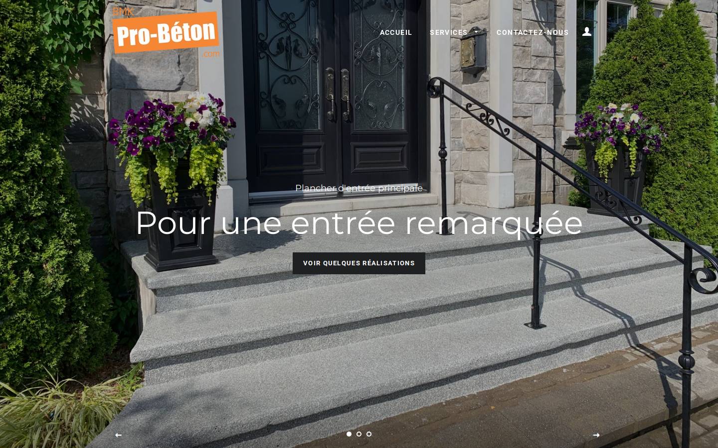 bmkprobeton.com homepage screenshot