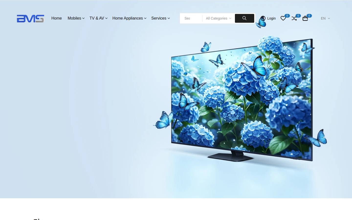bmsmena.com homepage screenshot