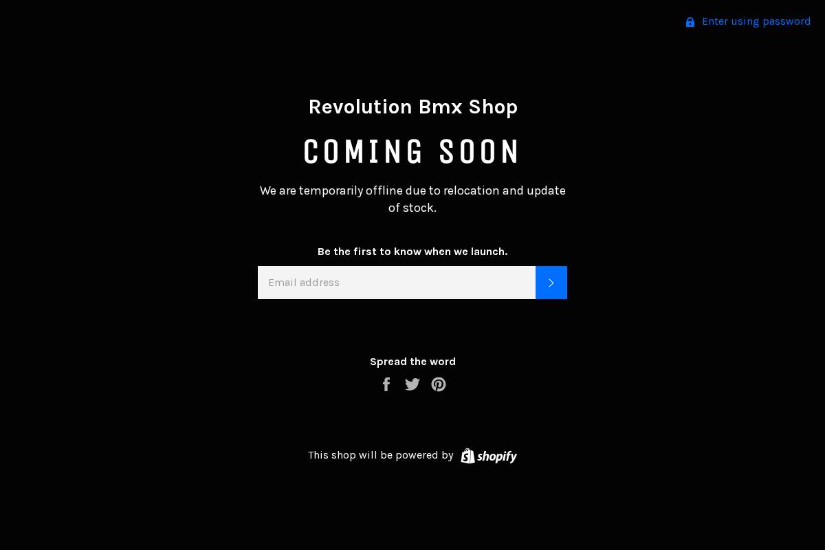 bmxshop.be homepage screenshot