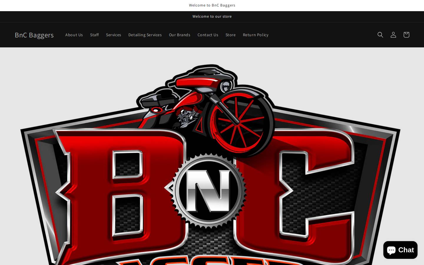 bnc-baggers.com homepage screenshot