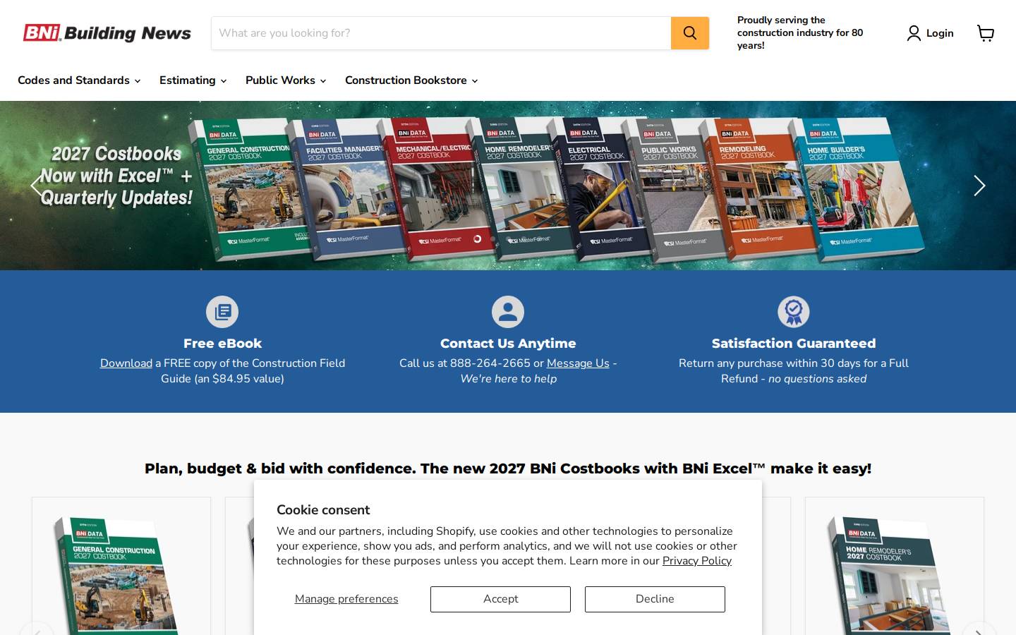 bnibooks.com homepage screenshot