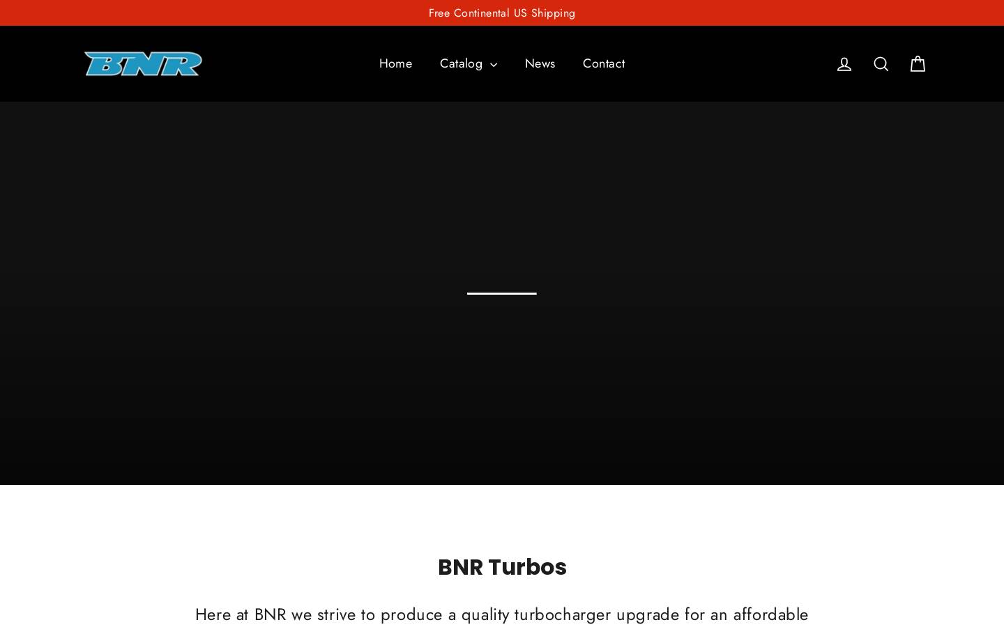 bnrturbos.com homepage screenshot