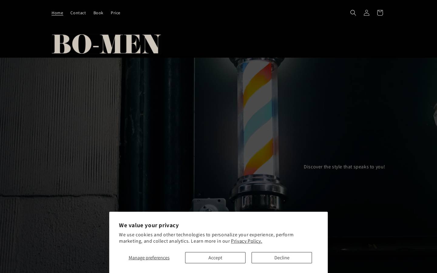 bo-men.com homepage screenshot