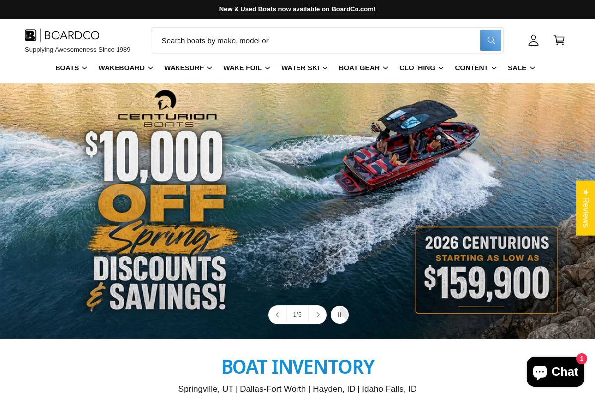 BoardCo.com homepage screenshot