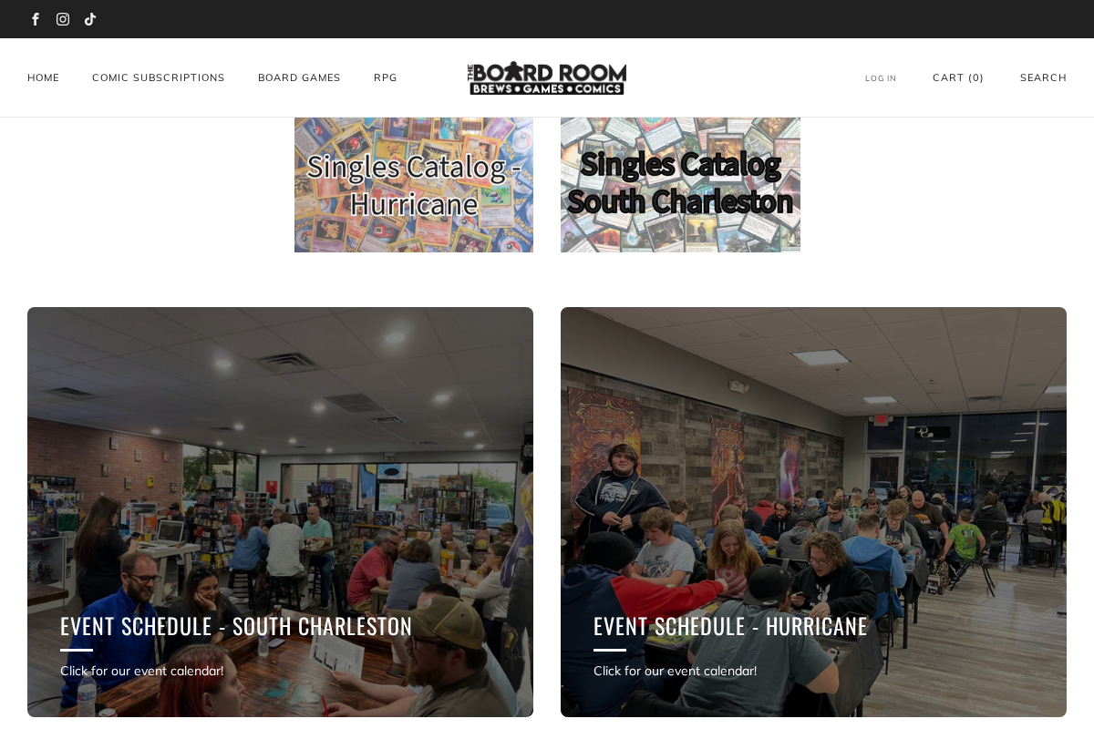 The Board Room homepage screenshot