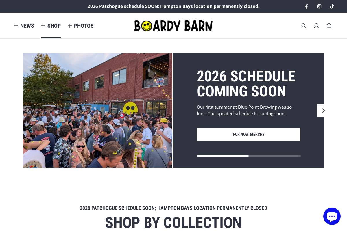 boardybarn.com homepage screenshot