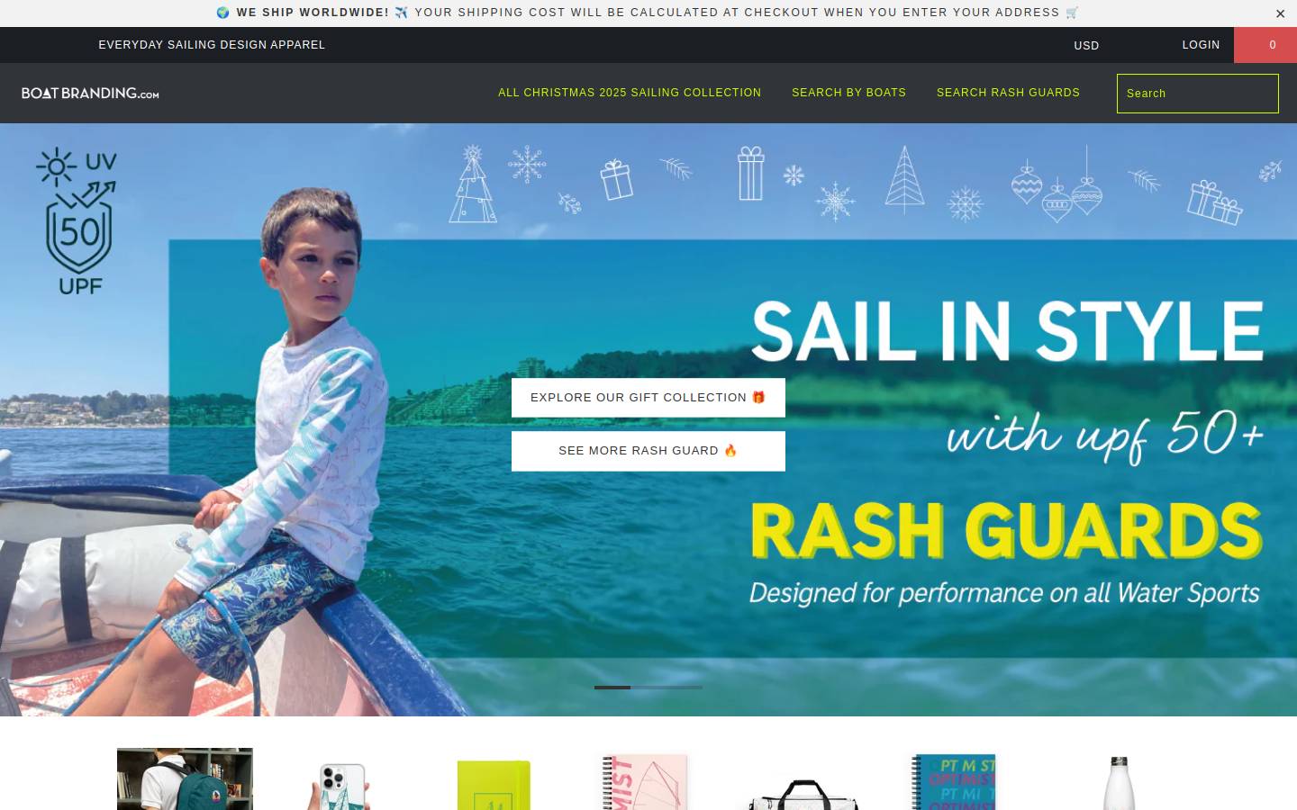 boatbranding.shop homepage screenshot