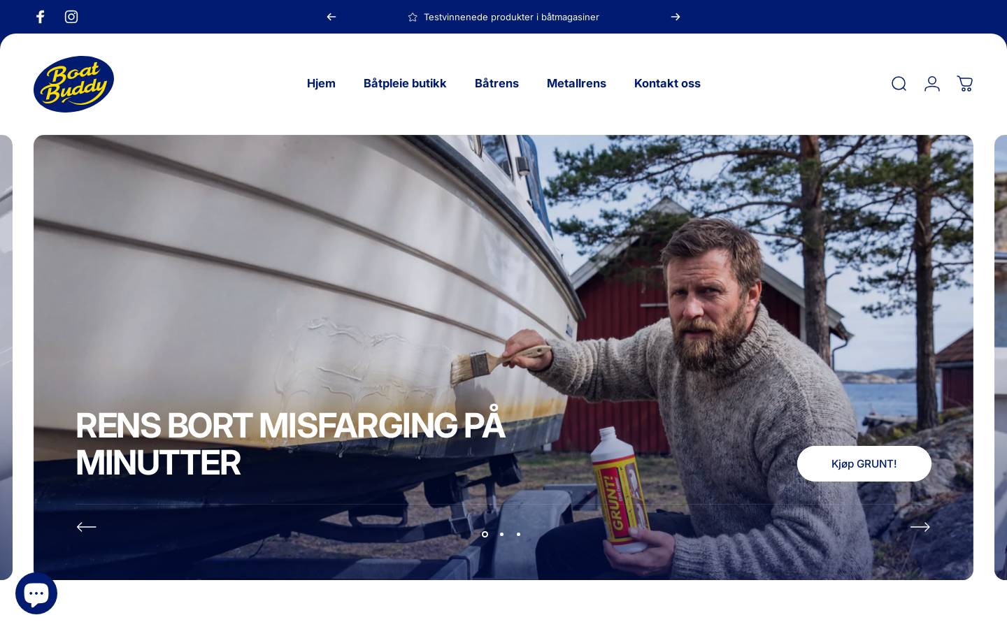 boatbuddy.no homepage screenshot