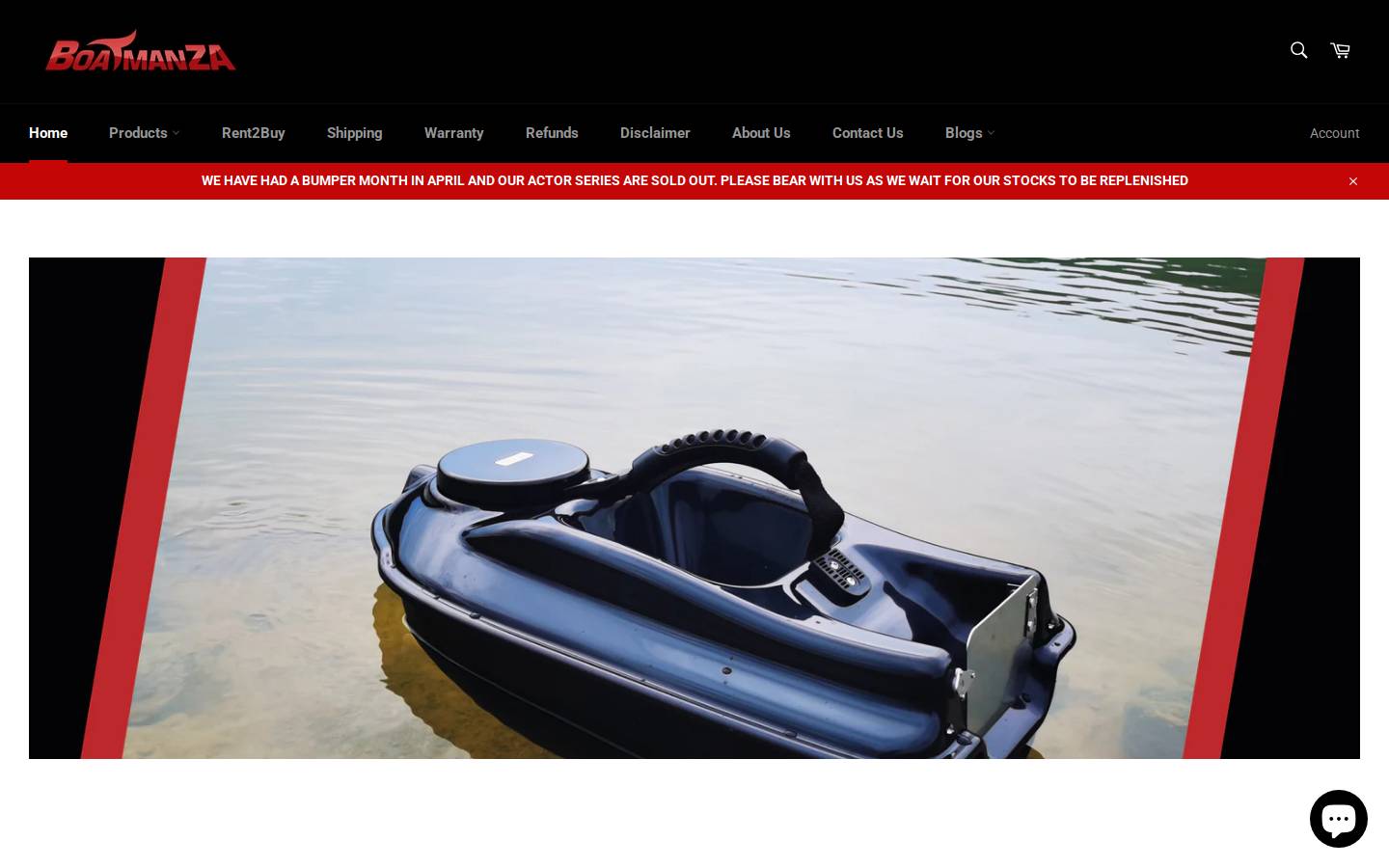 boatmanza.com homepage screenshot