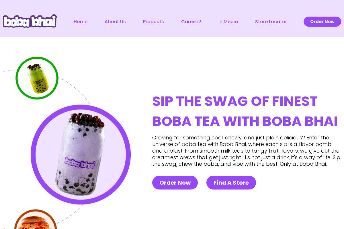 bobabhai.com homepage screenshot