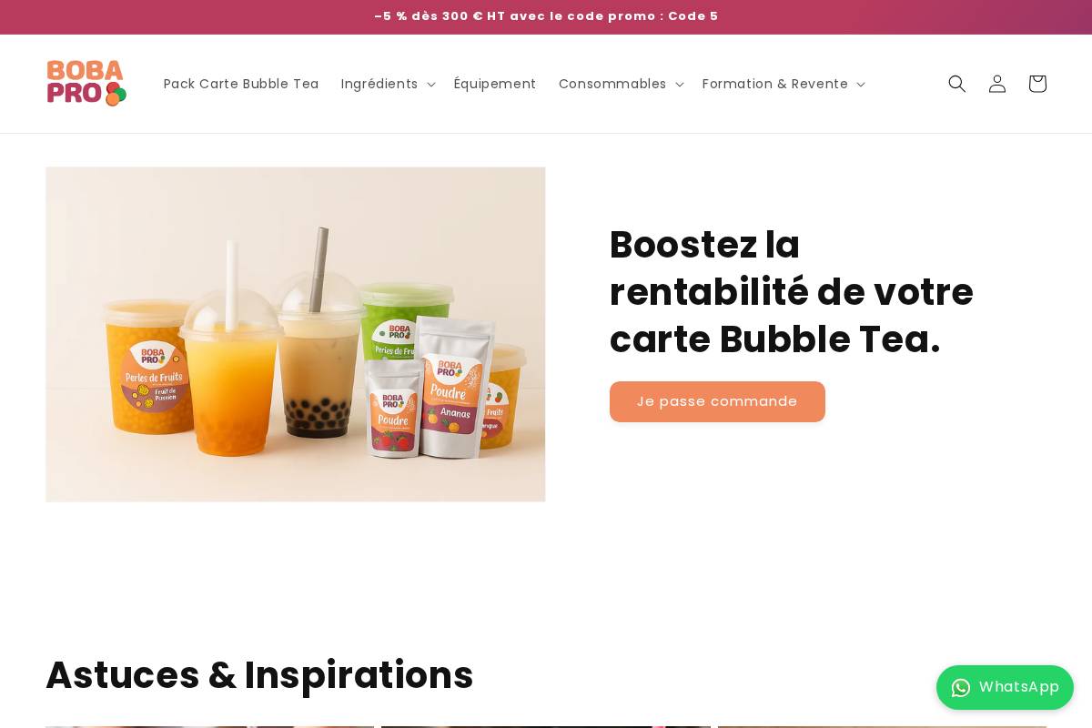 Bobapro homepage screenshot