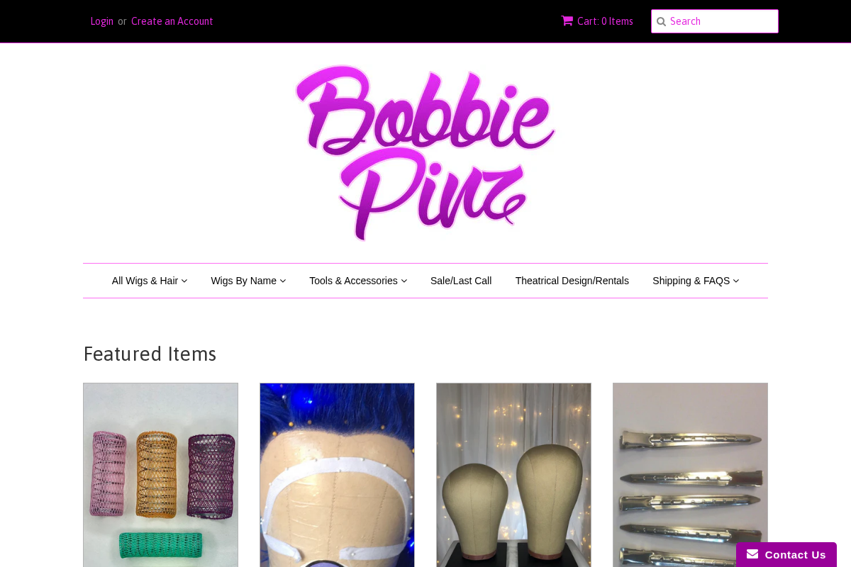 bobbiepinz.com homepage screenshot