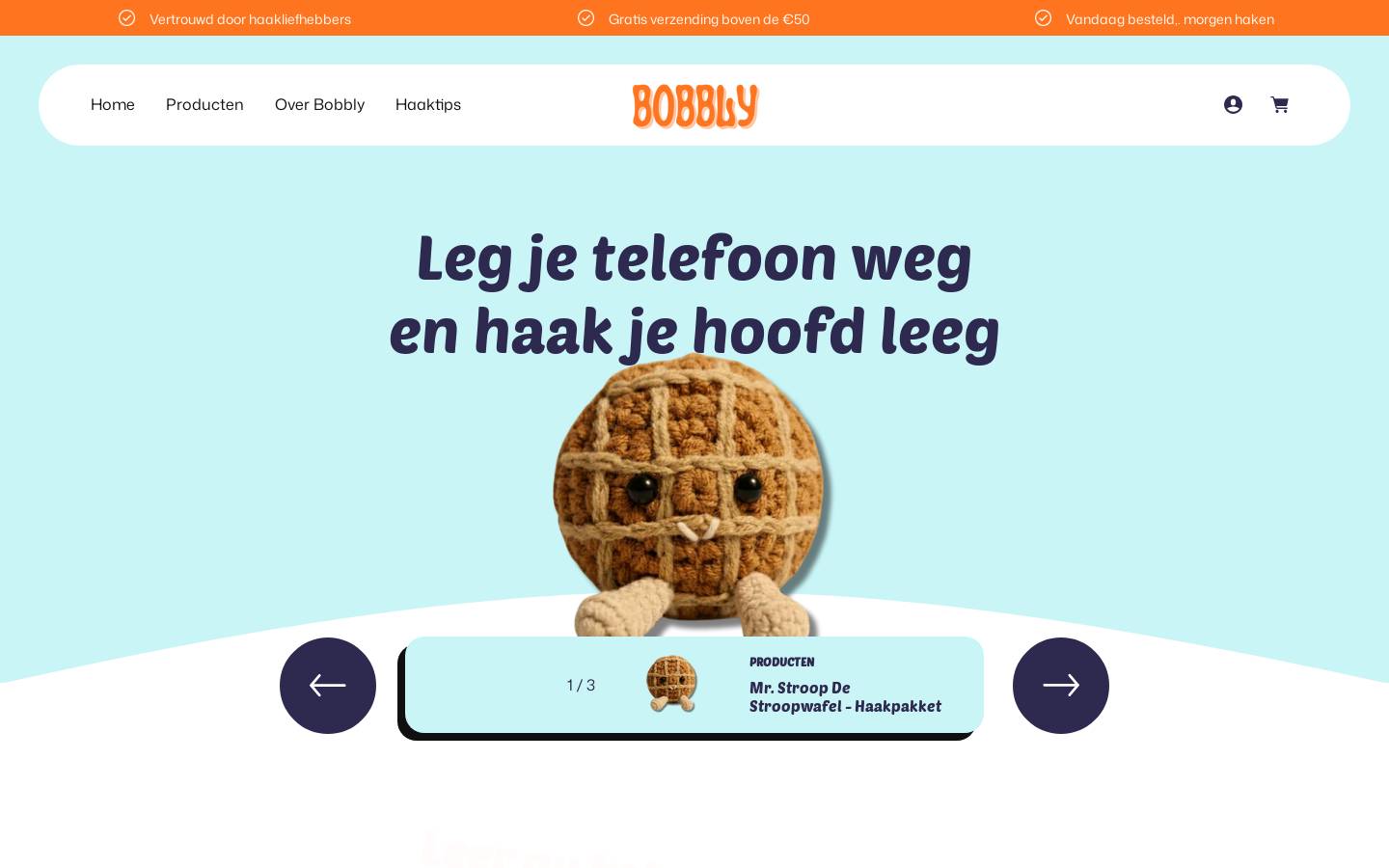 bobbly.nl homepage screenshot