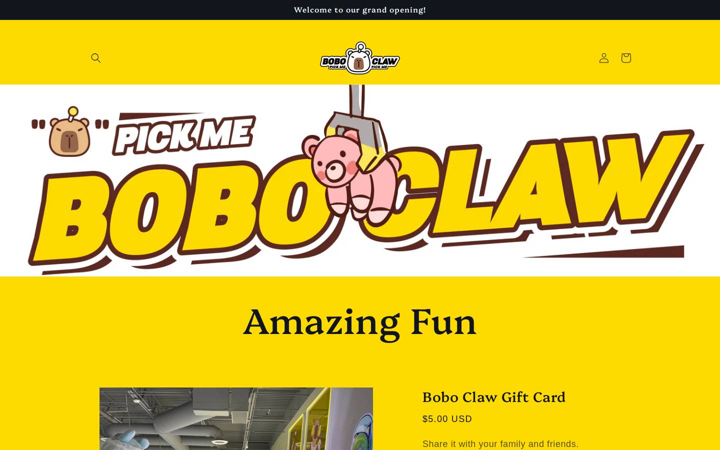boboclaw.com homepage screenshot