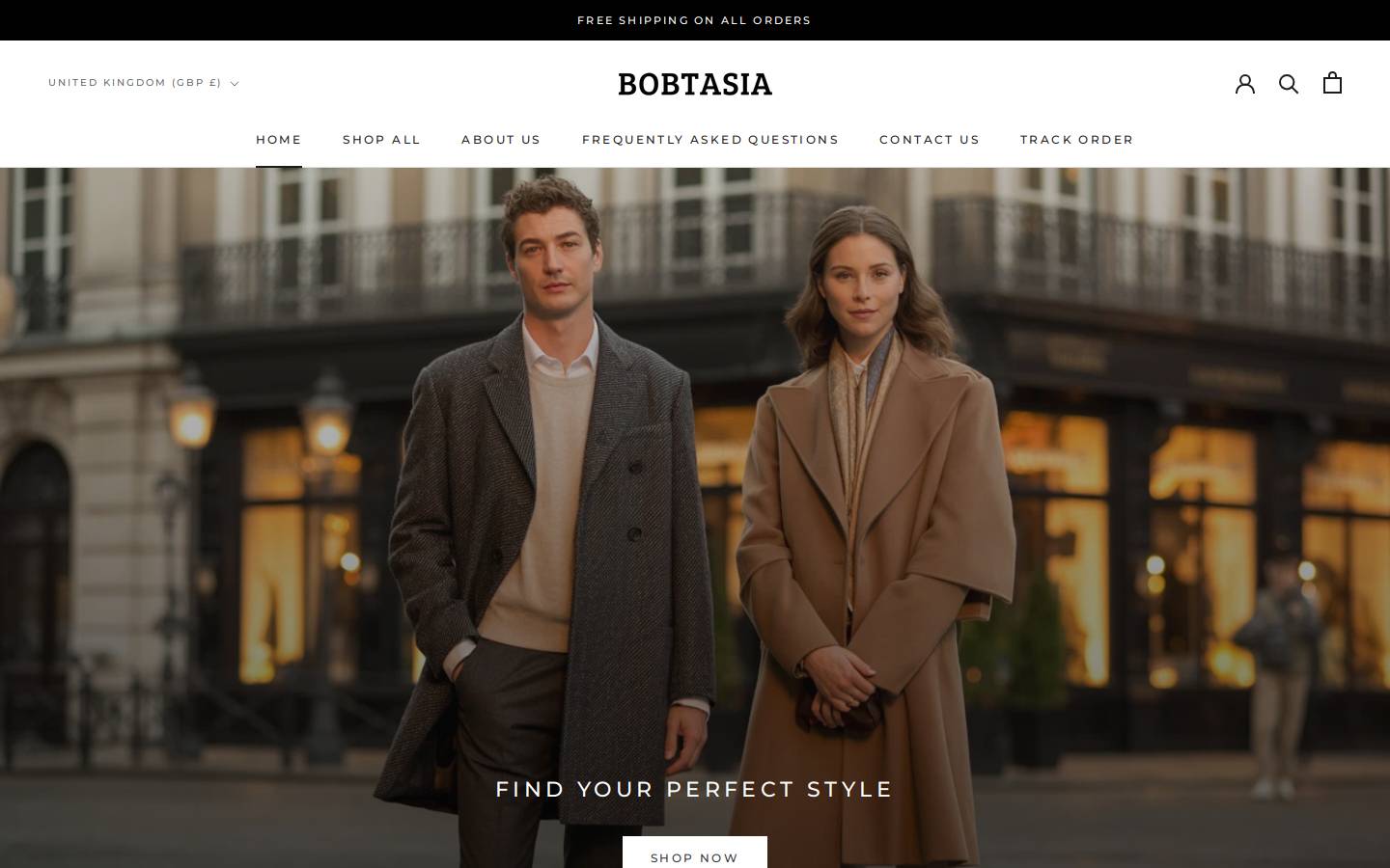 Bobtasia homepage screenshot