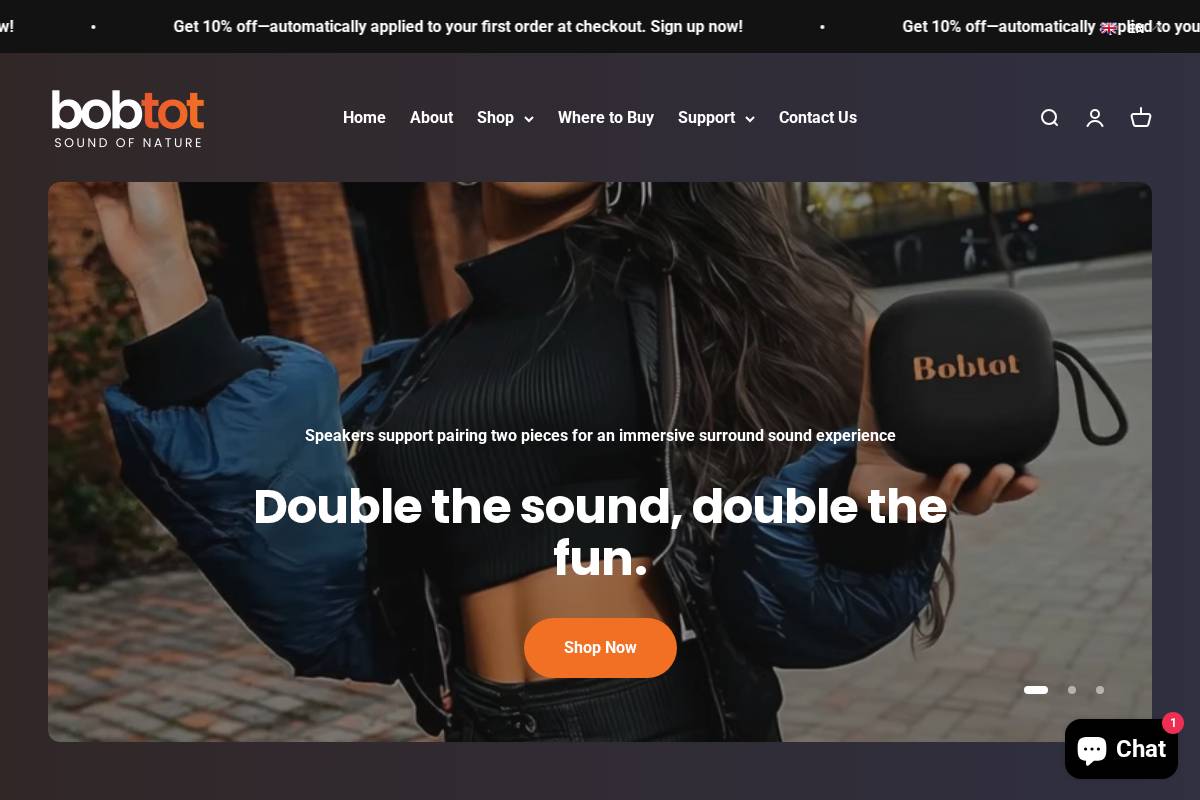 bobtotusa.com homepage screenshot