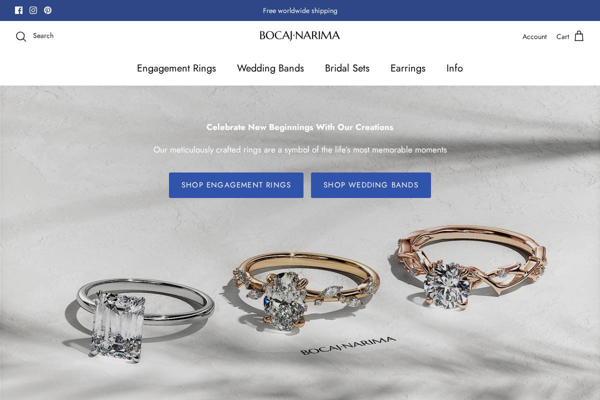 Bocajnarima homepage screenshot