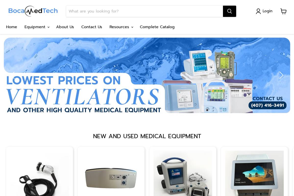 bocamedtech.com homepage screenshot