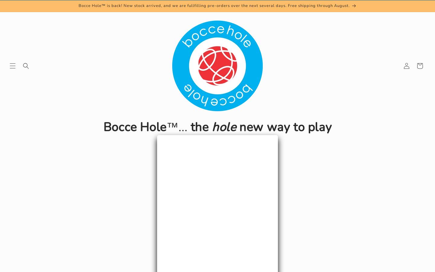 boccehole.com homepage screenshot