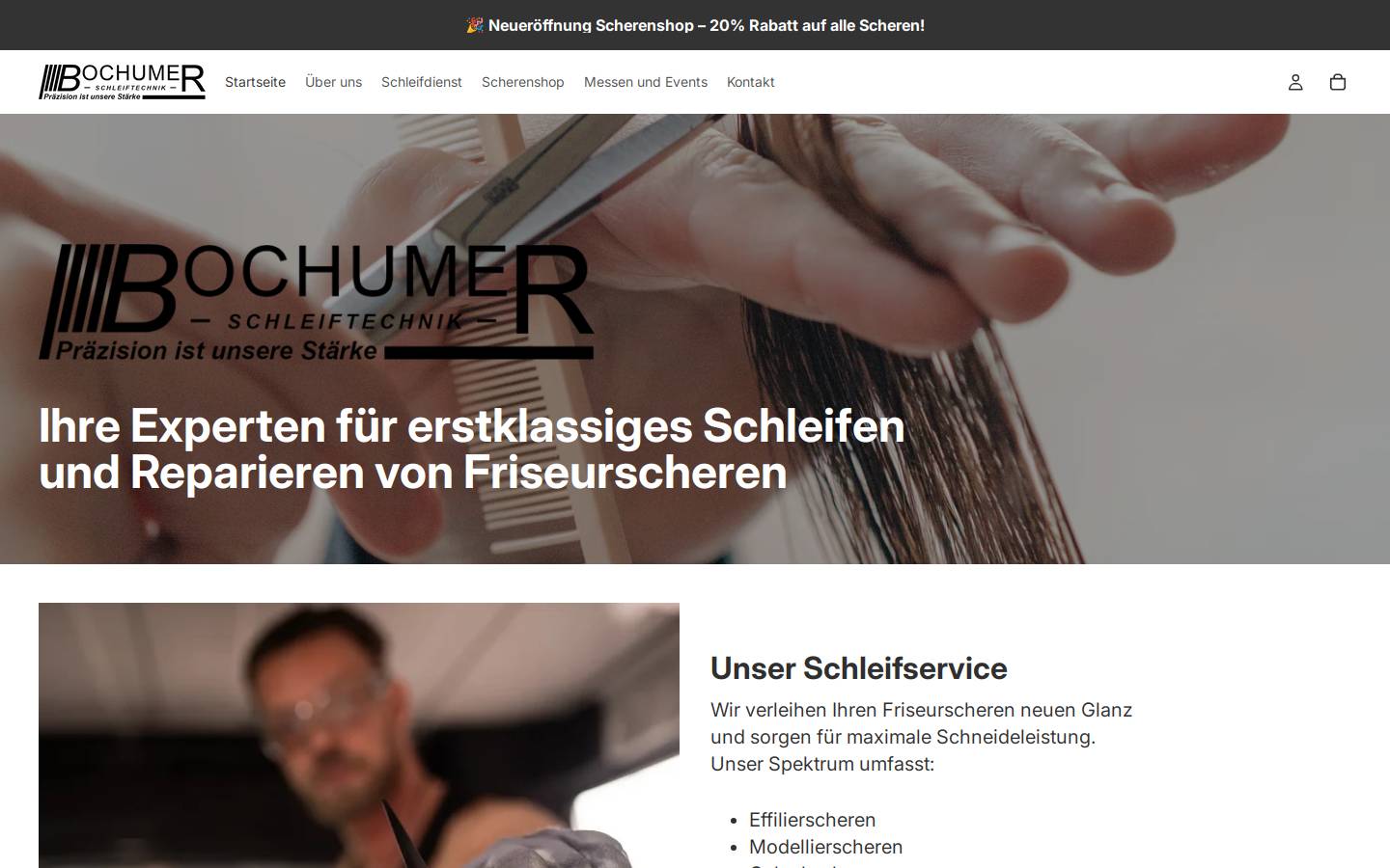 bochumer-schleiftechnik.com homepage screenshot