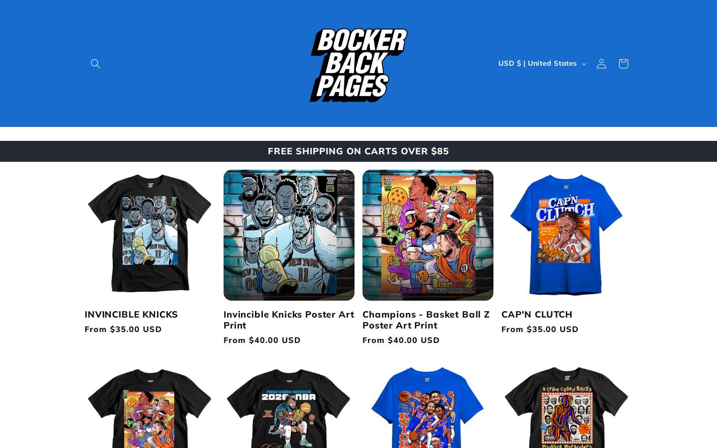 bockerbackpages.com homepage screenshot