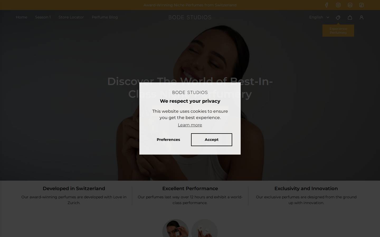 bode-studios.it homepage screenshot