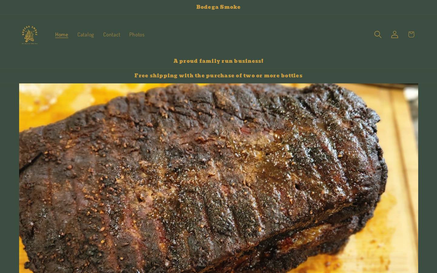 bodegasmoke.com homepage screenshot