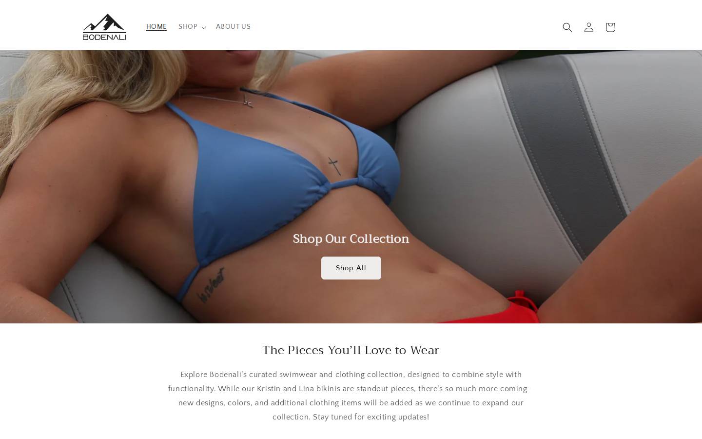bodenali.com homepage screenshot