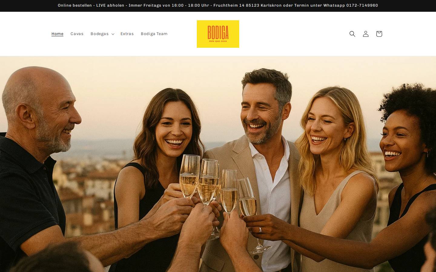 bodiga.de homepage screenshot