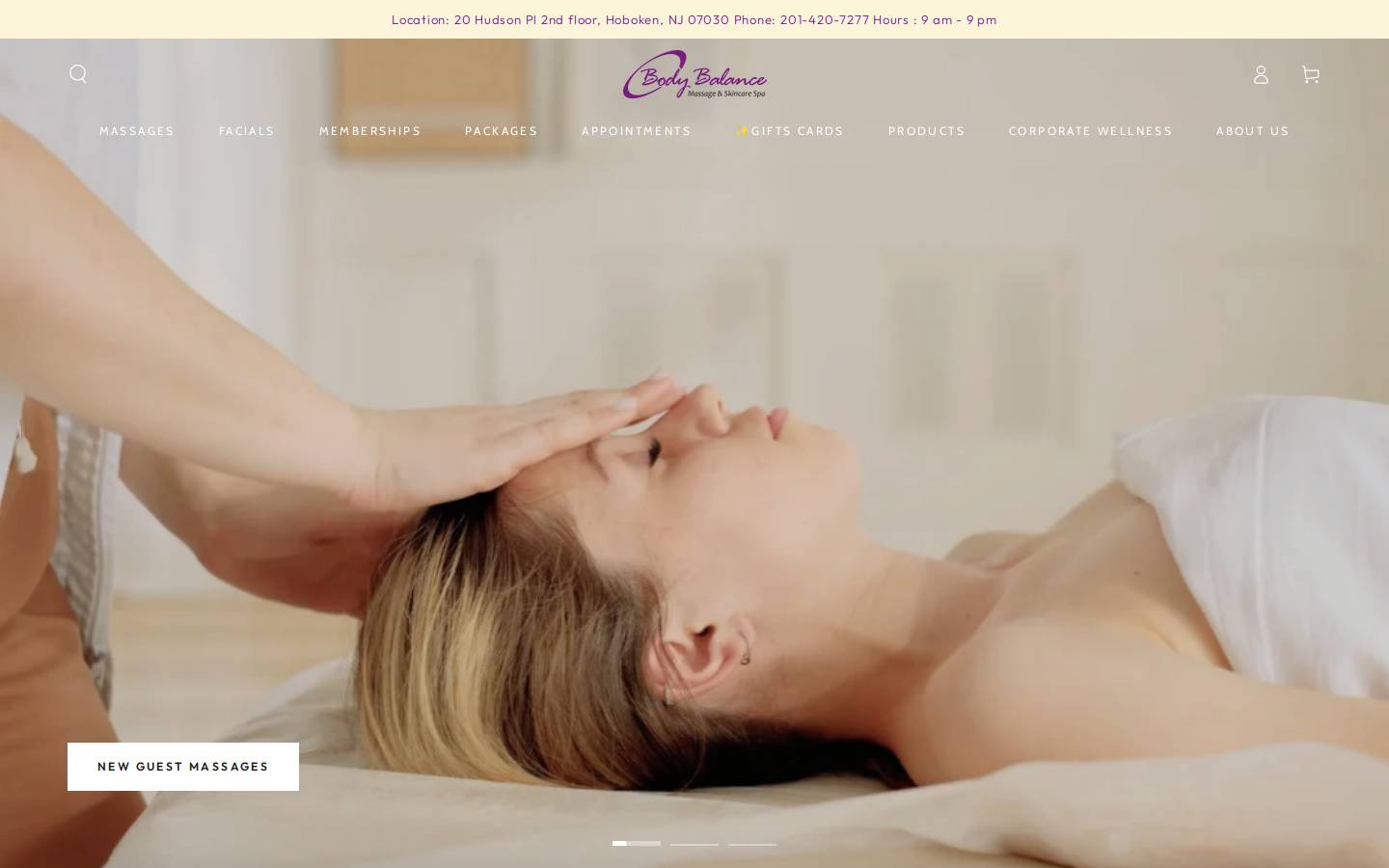 bodybalancehoboken.com homepage screenshot