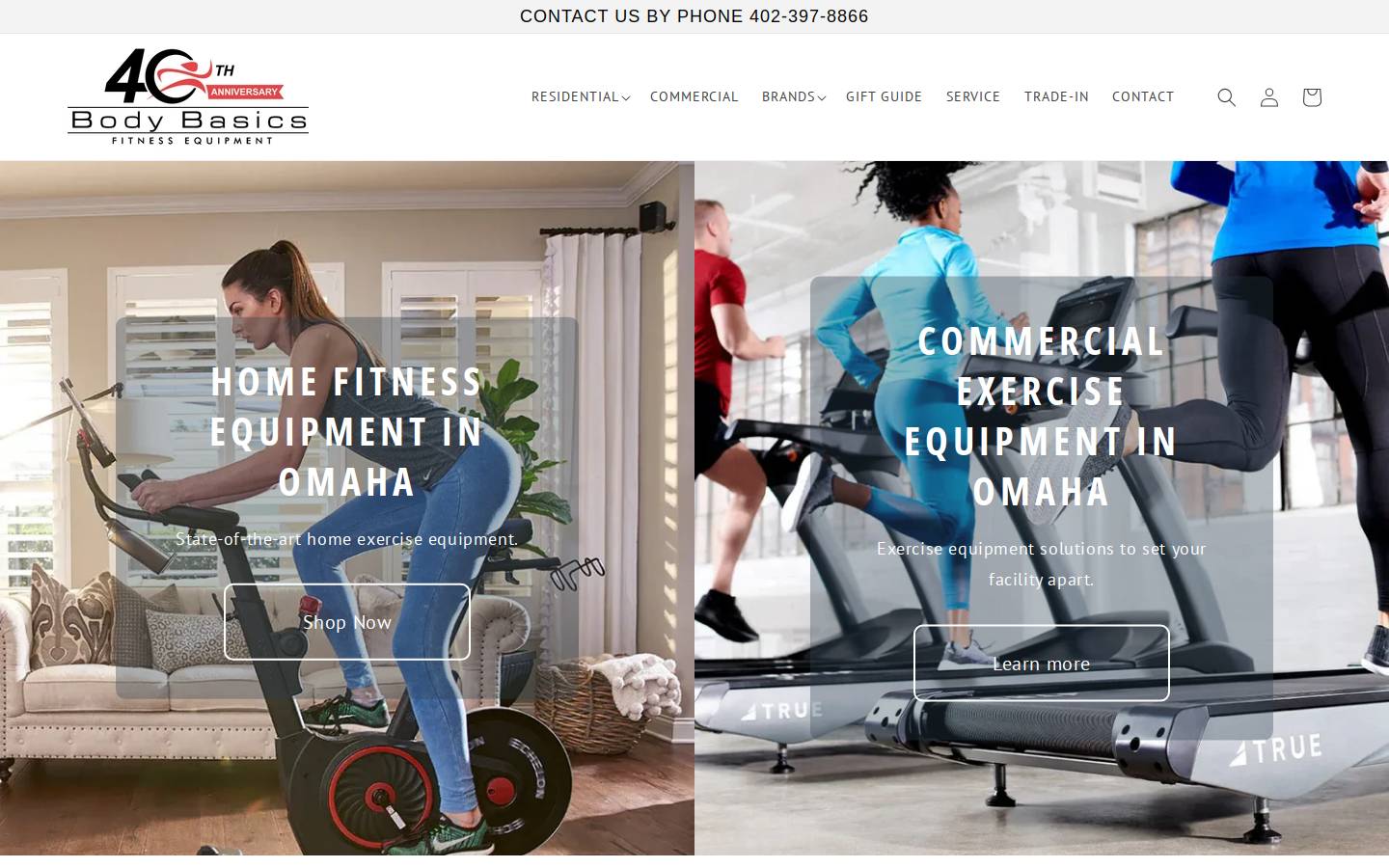 Body Basics, Inc. homepage screenshot