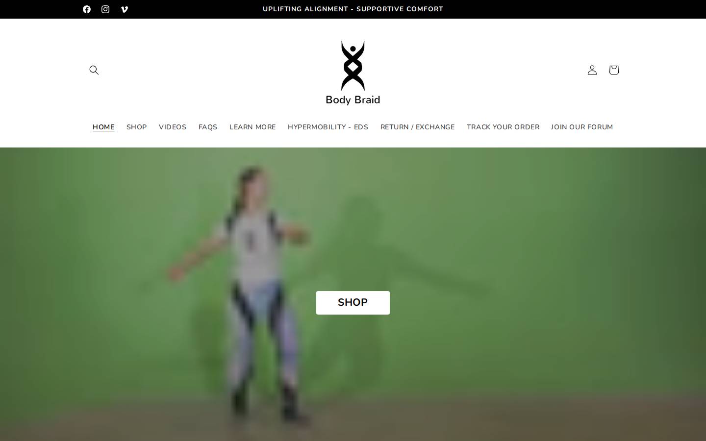 bodybraid.com homepage screenshot