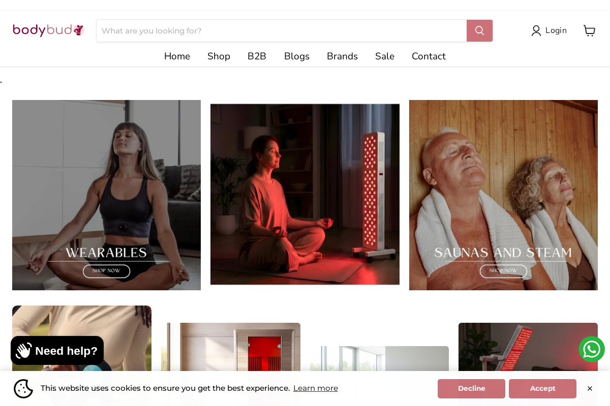 bodybud homepage screenshot