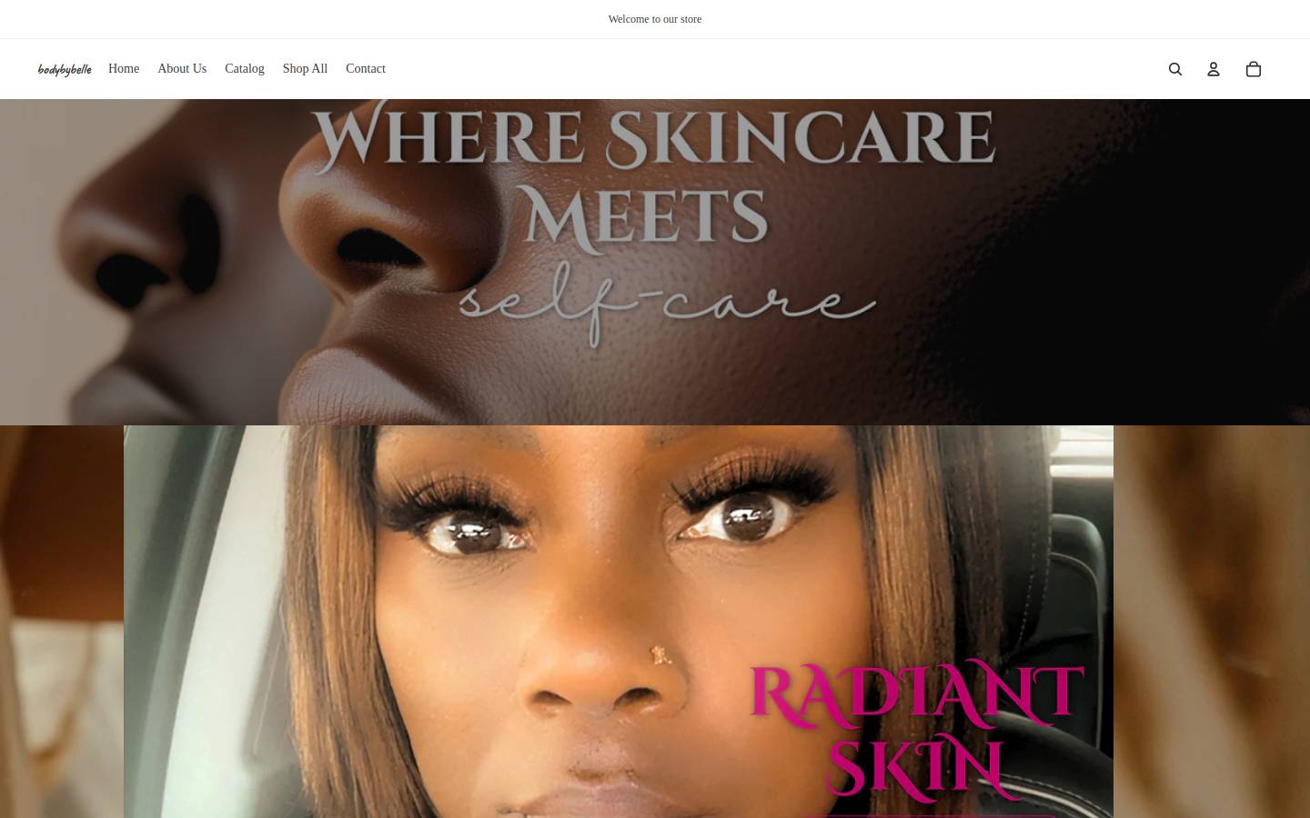 bodybybelle.com homepage screenshot