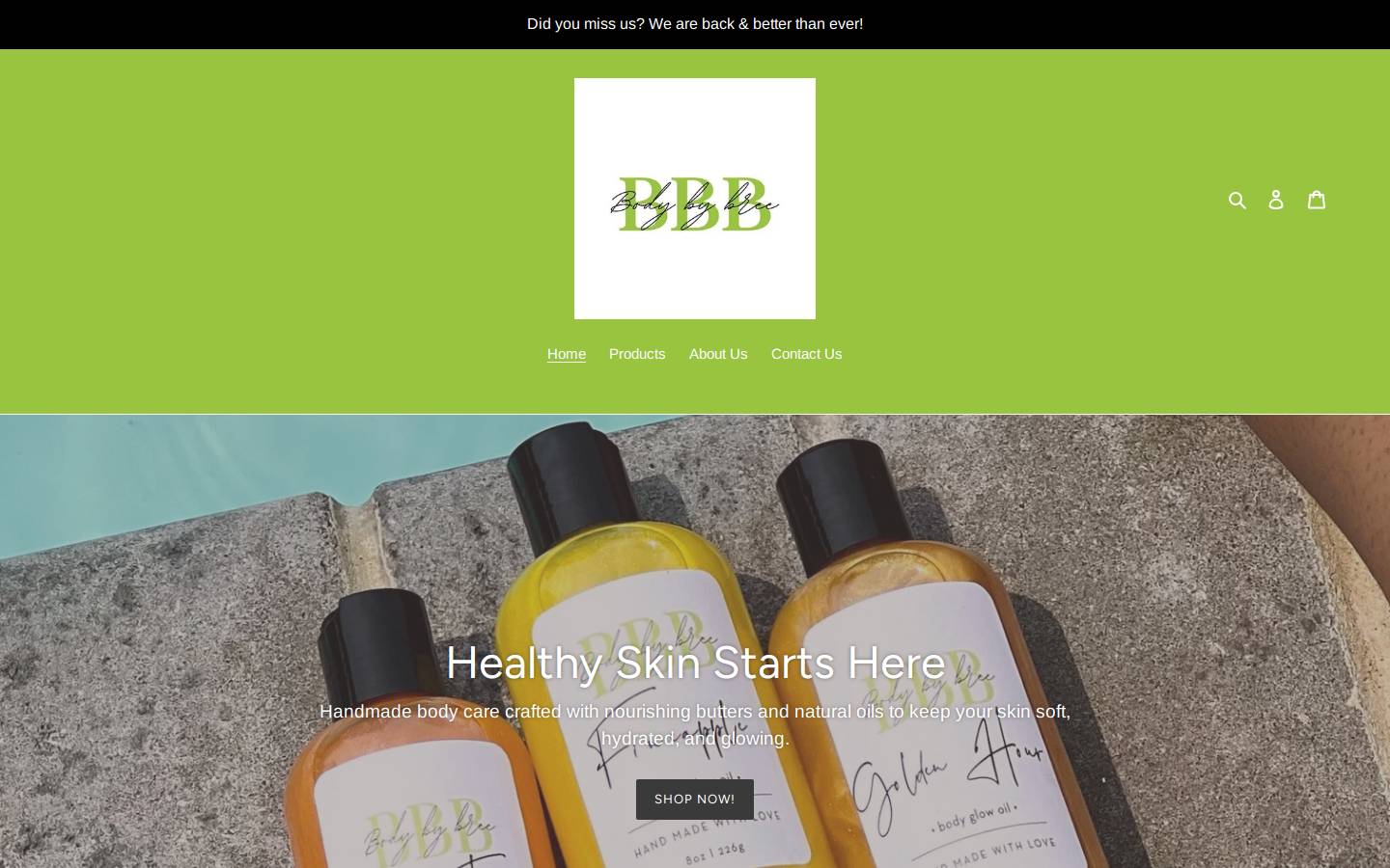 bodybybree.net homepage screenshot