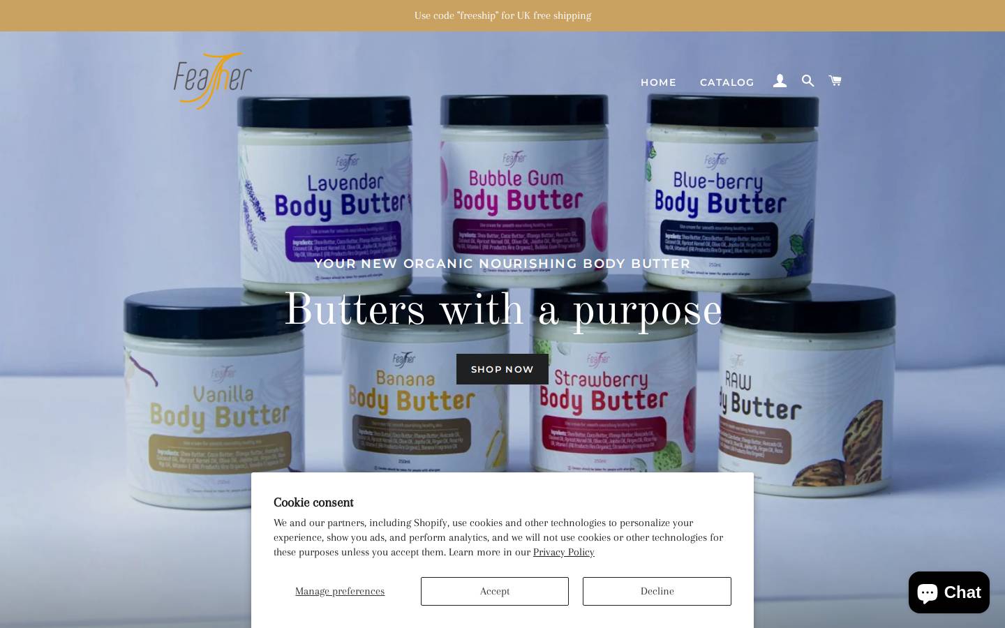 bodybyfeather.com homepage screenshot