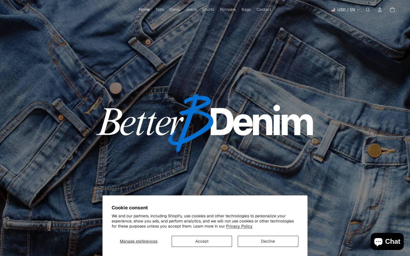 bodydenim.com homepage screenshot