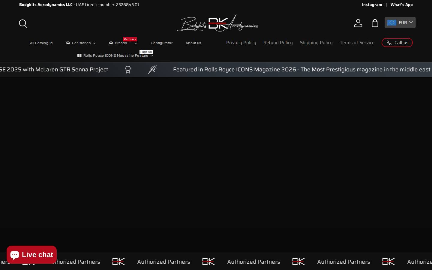Bodykits homepage screenshot