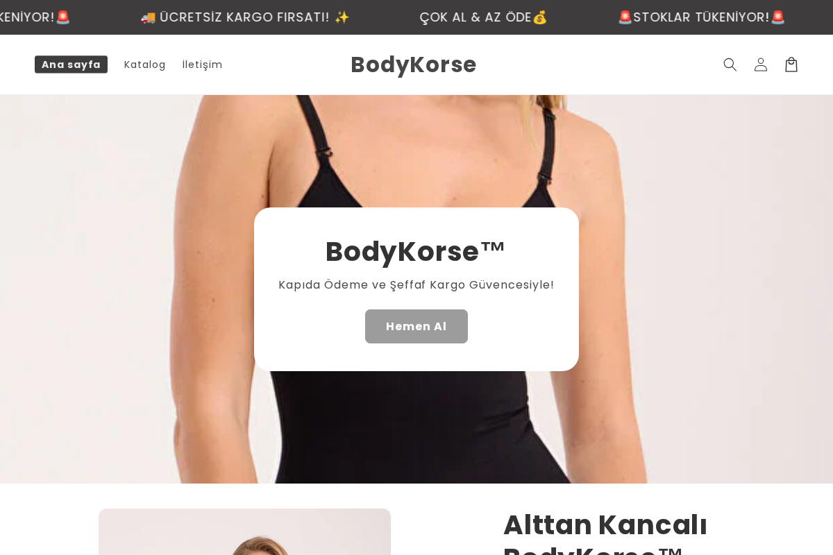 BodyKorse homepage screenshot